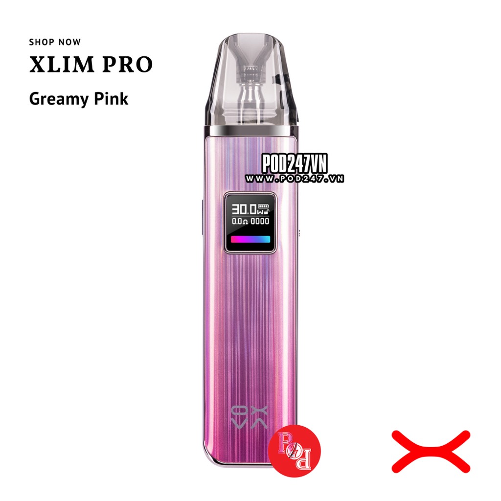 Oxva Xlim Pro Gleamy Pink - Pod247vn