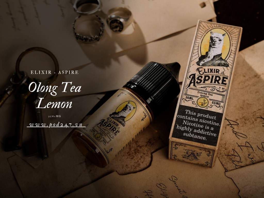 Tinh Dầu Aspire Elixir (Salt) OOlong Tea Lemon - Trà Ô long Chanh