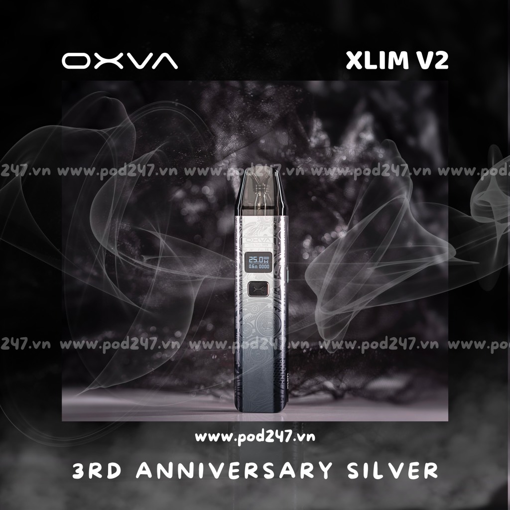 Oxva Xlim V2 - 3rd anniversarry - Silver ( Phiên bản kỉ niệm Oxva Xlim V2 )