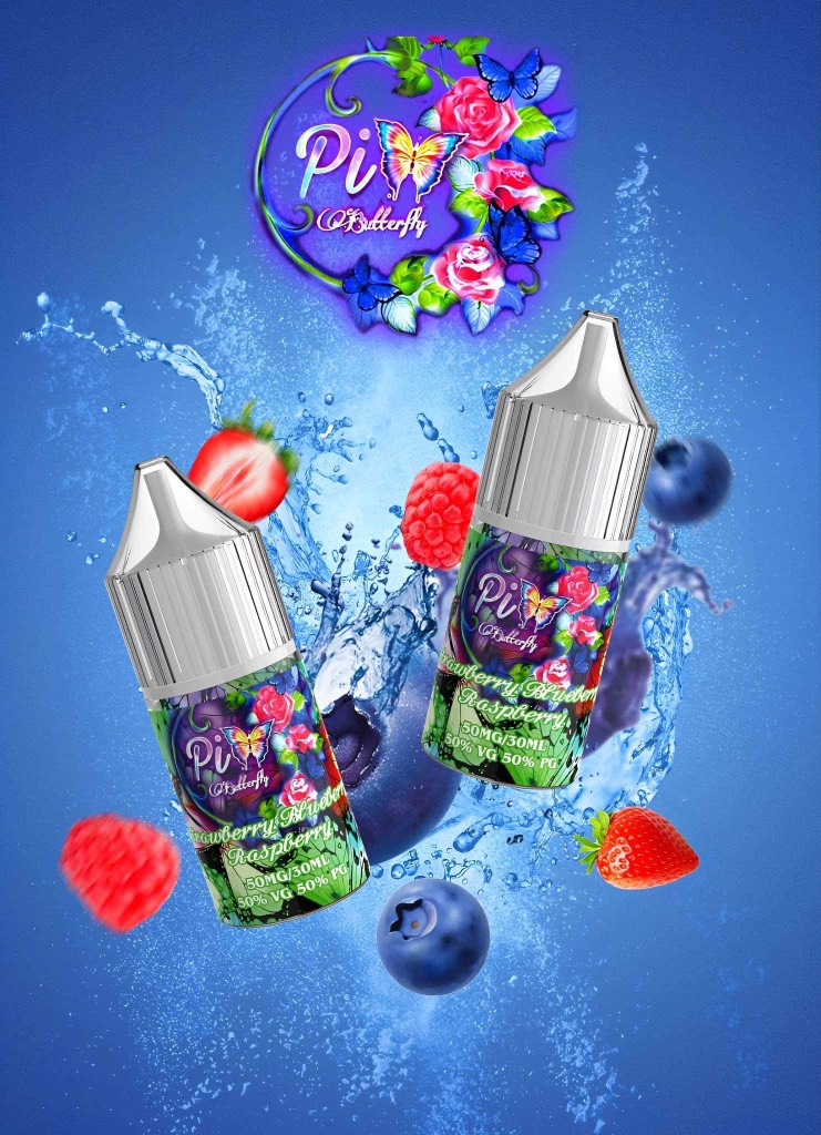 Pix (30ml)(Salt) Strawberry Raspberry Blueberry ( Dâu Mâm Xôi Việt Quất ) - Pod247vn