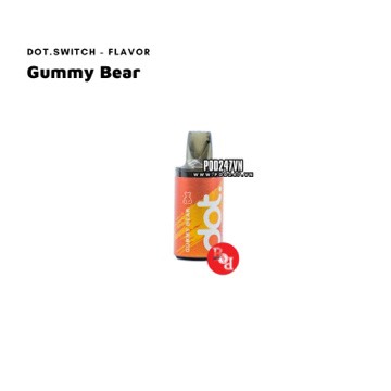 Đầu Pod Vị Dot.Switch (3.5ml)(5%) - Gummy Bear ( Kẹo Dẻo Lạnh ) - Pod247vn