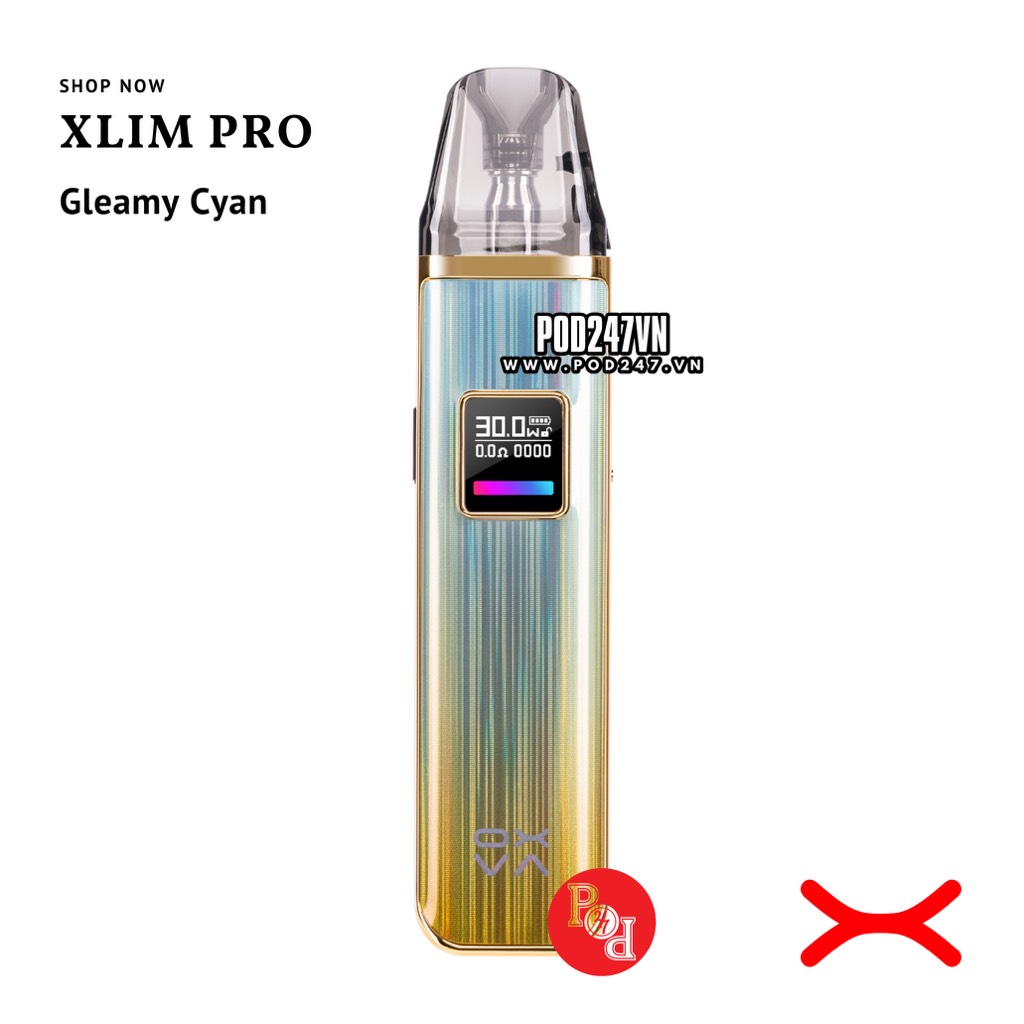 Oxva Xlim Pro Gleamy Cyan - Pod247vn