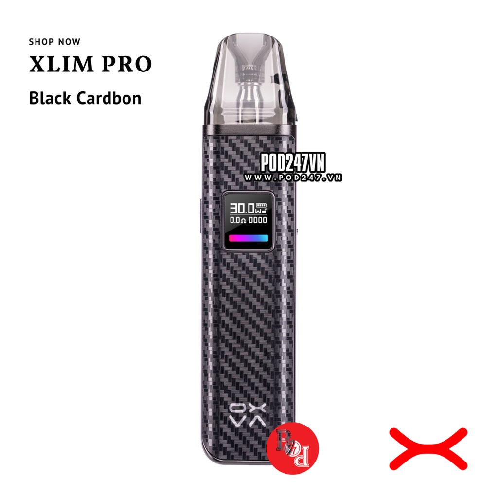 Oxva Xlim Pro Black Cardbon - Pod247vn