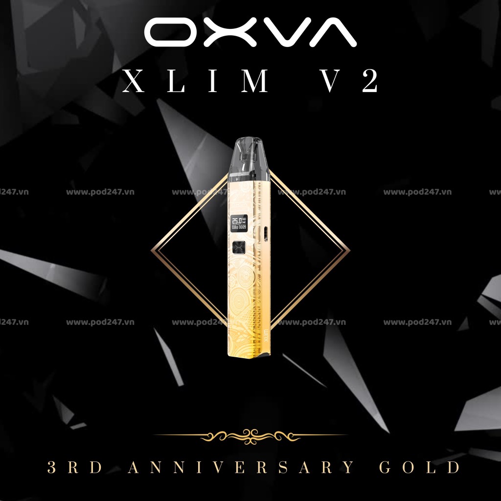 Oxva Xlim V2 - 3rd anniversarry - Gold ( Phiên bản kỉ niệm Oxva Xlim V2 )