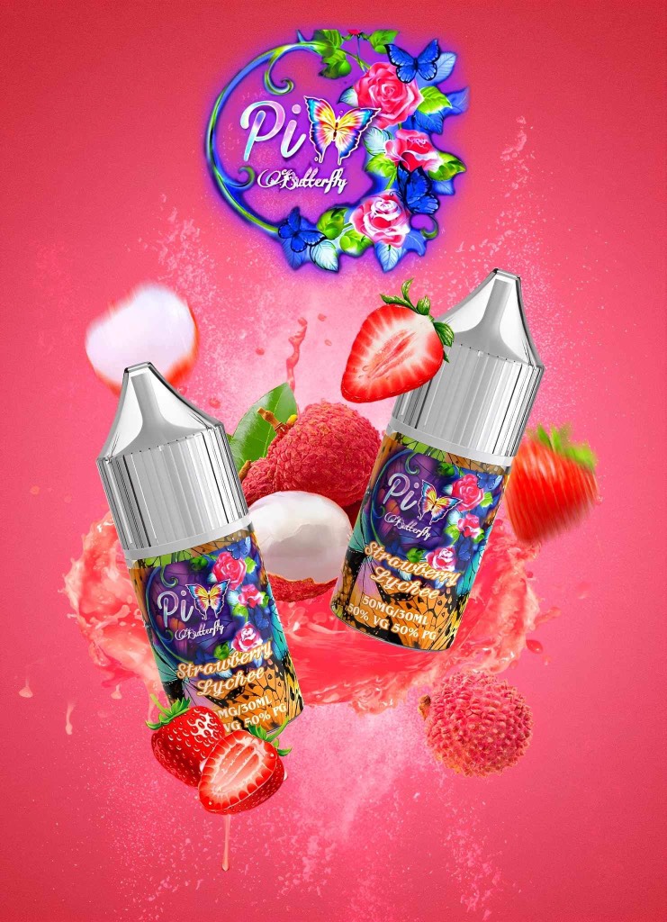 Pix (30ml)(Salt) Lychee Strawberry ( Dâu Vải Lạnh ) - Pod247vn