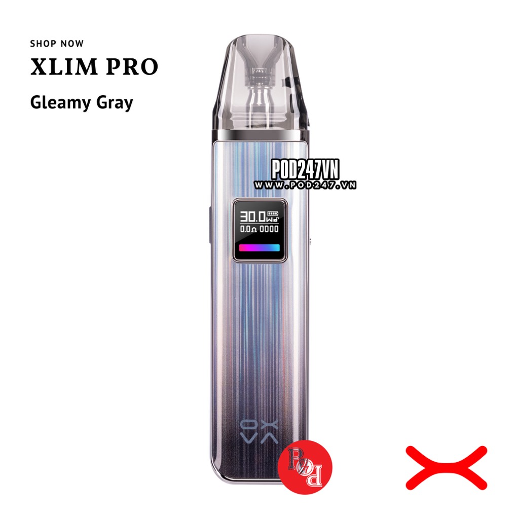 Oxva Xlim Pro Gleamy Gray - Pod247vn