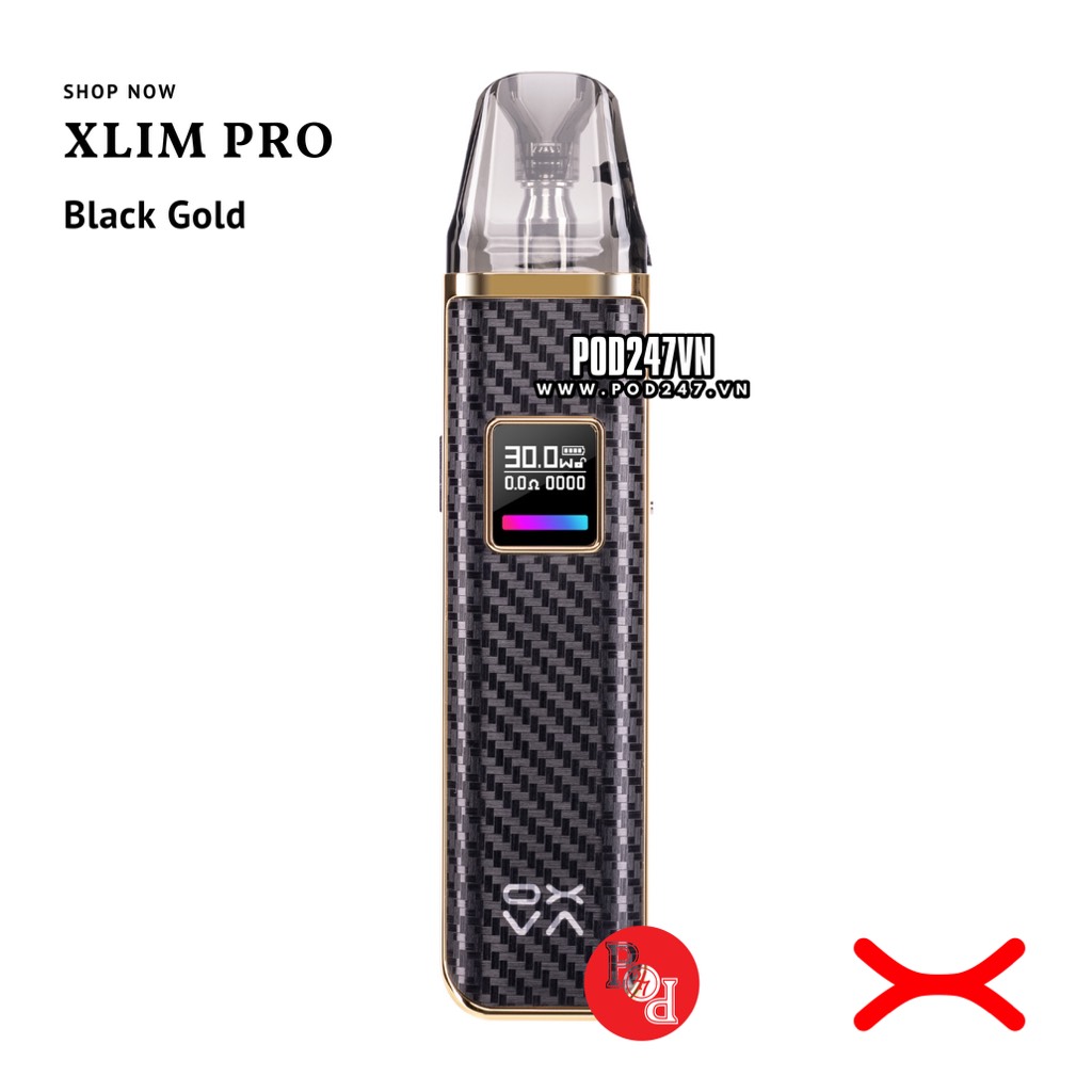 Oxva Xlim Pro Black Gold - Pod247vn