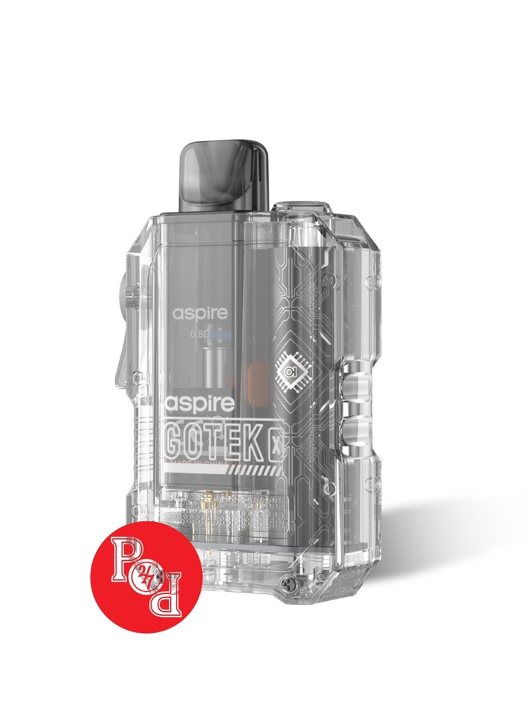 Aspire Gotek X Closed Pod - Translucent Clear ( Màu Trong Suốt )