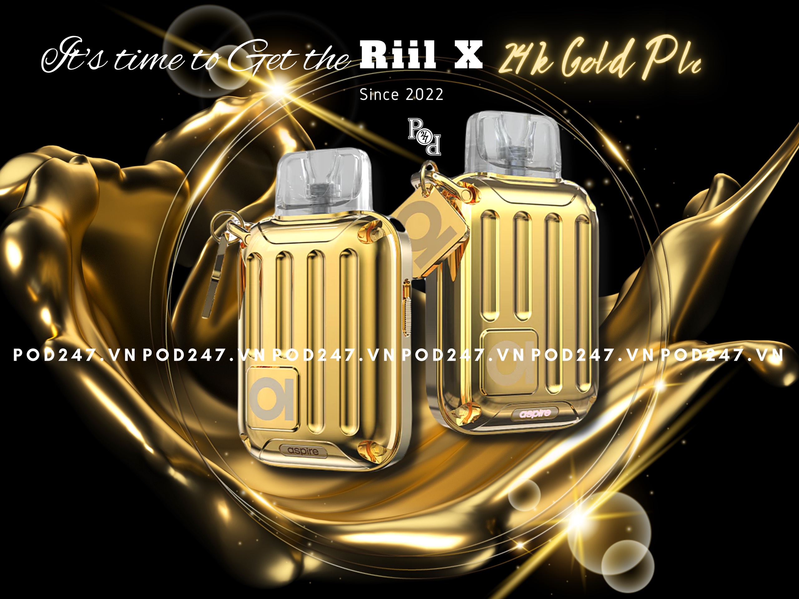 Aspire Riil X Gold - Pod247vn