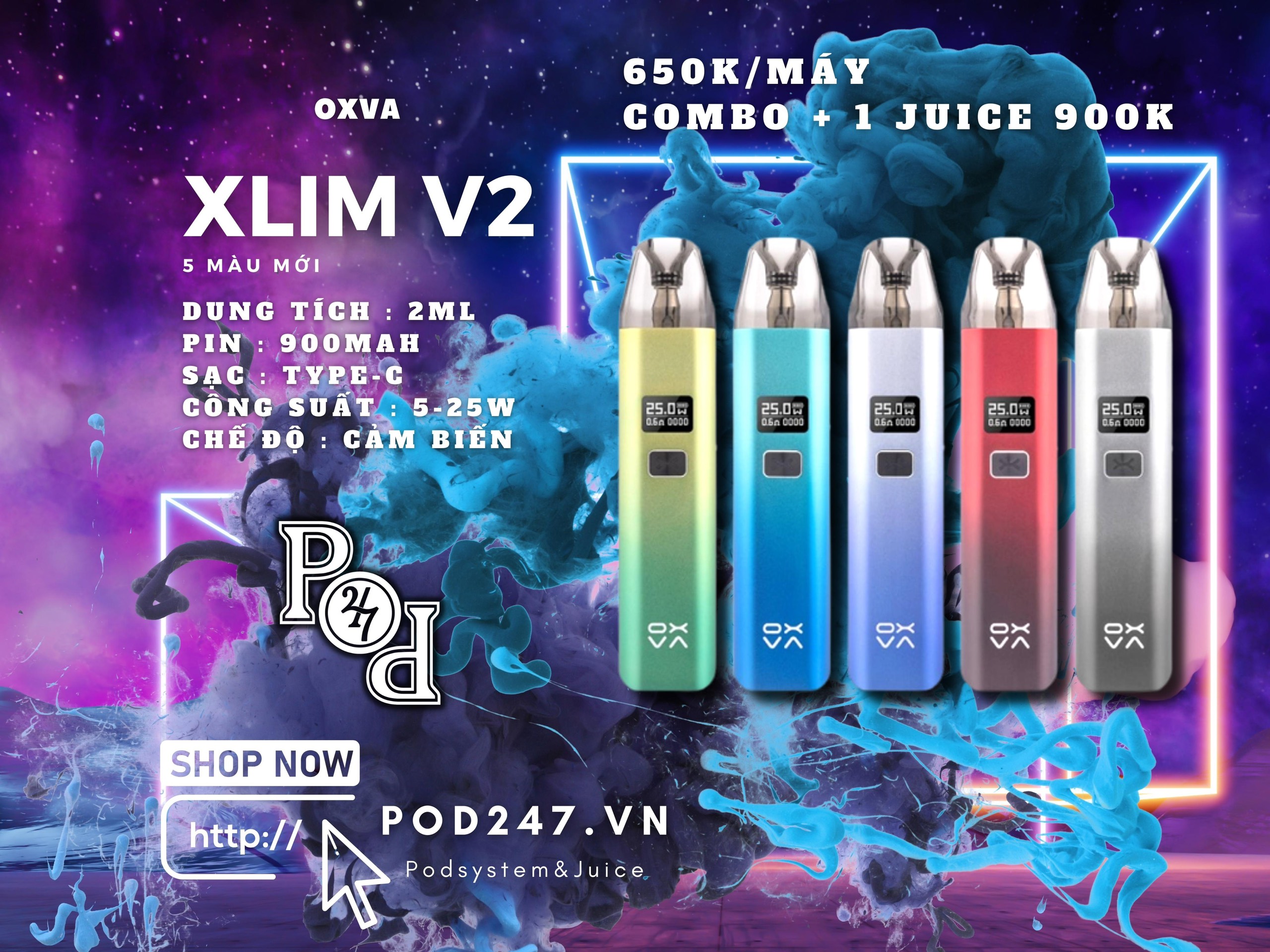 Oxva Xlim V2 - Pod247vn