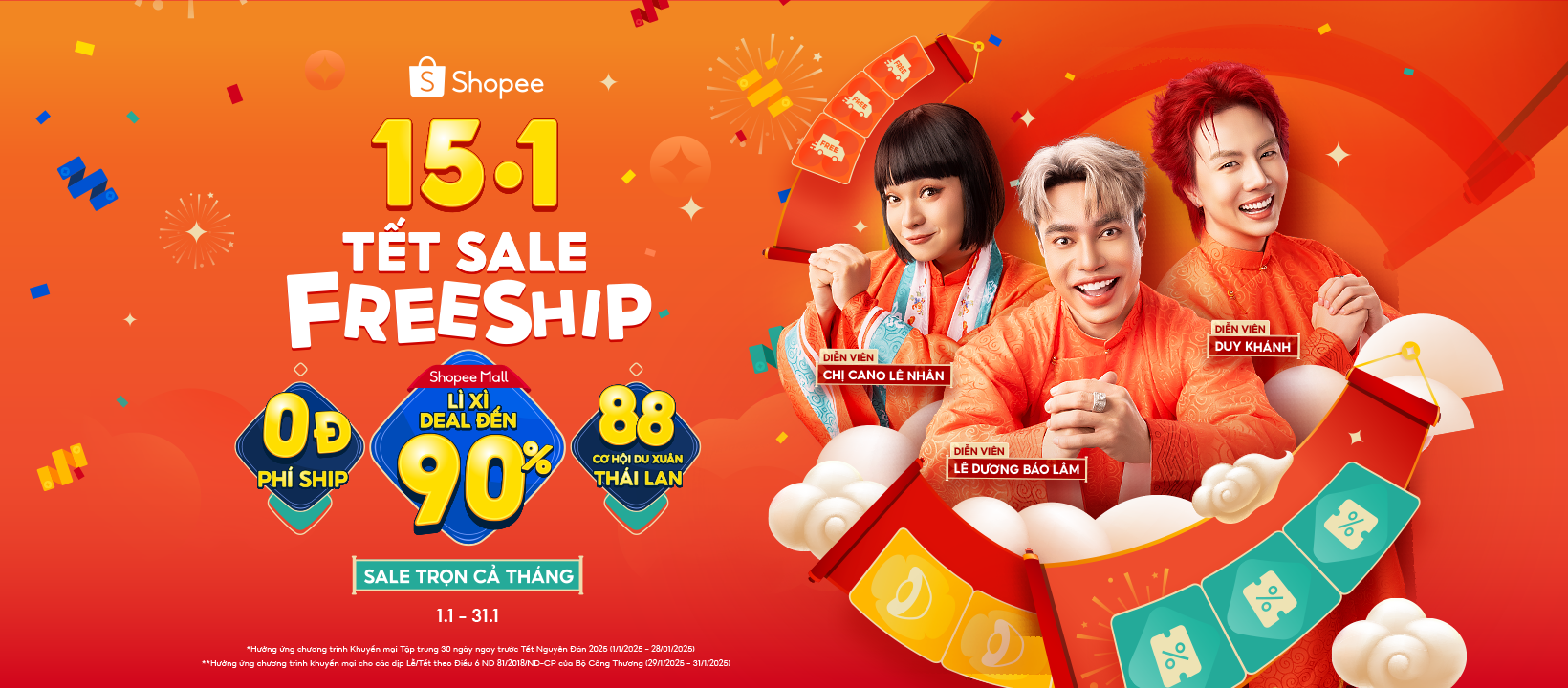SALE LỚN ĐÓN TẾT - ÁP VOUCHER LIỀN TAY