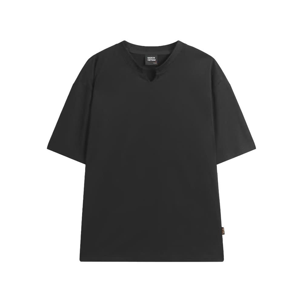 Áo thun gân tăm nam ngắn tay unisex