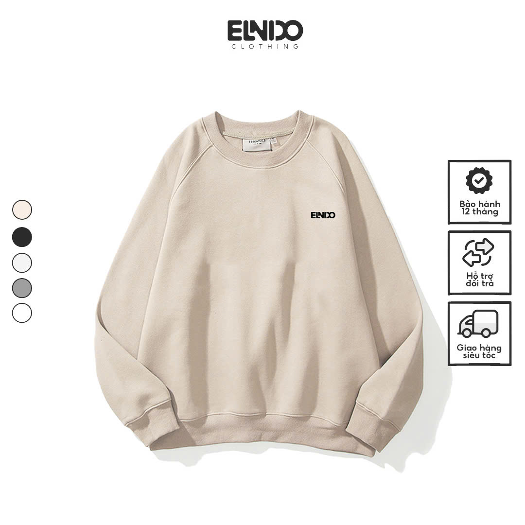 Áo Sweater Premium unisex dài tay chất nỉ cao cấp