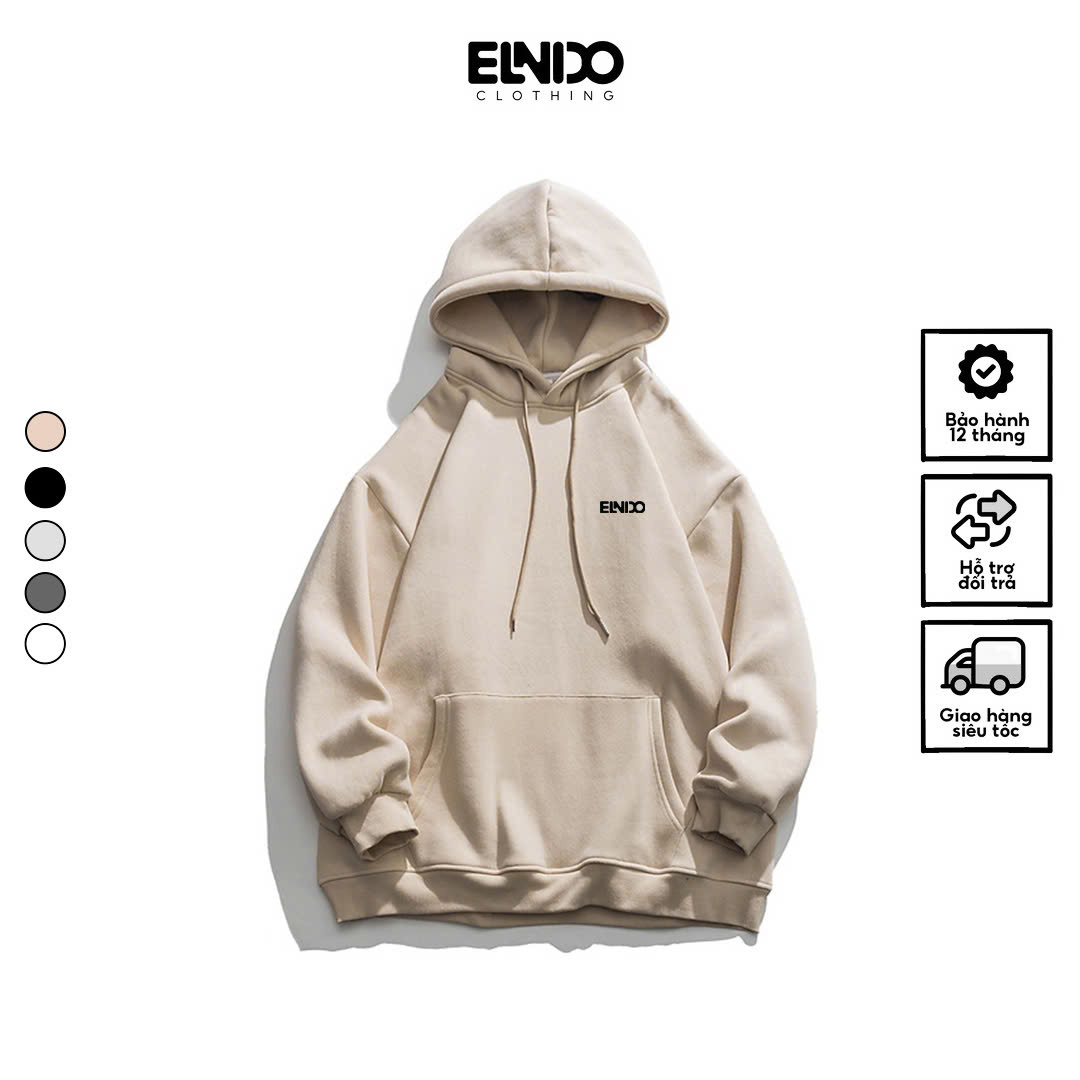 Áo Hoodie Premium unisex dài tay chất nỉ cao cấp