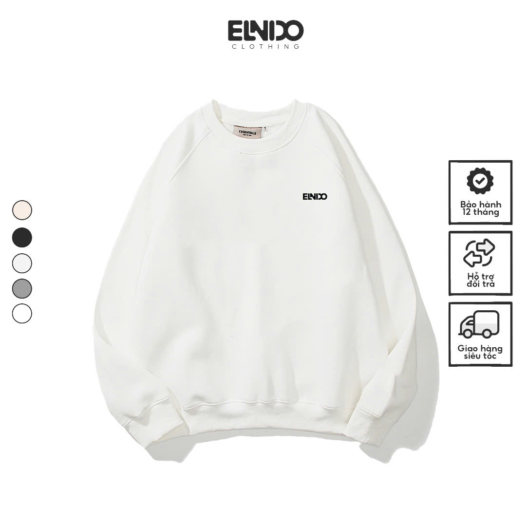 Áo Sweater Premium unisex dài tay chất nỉ cao cấp