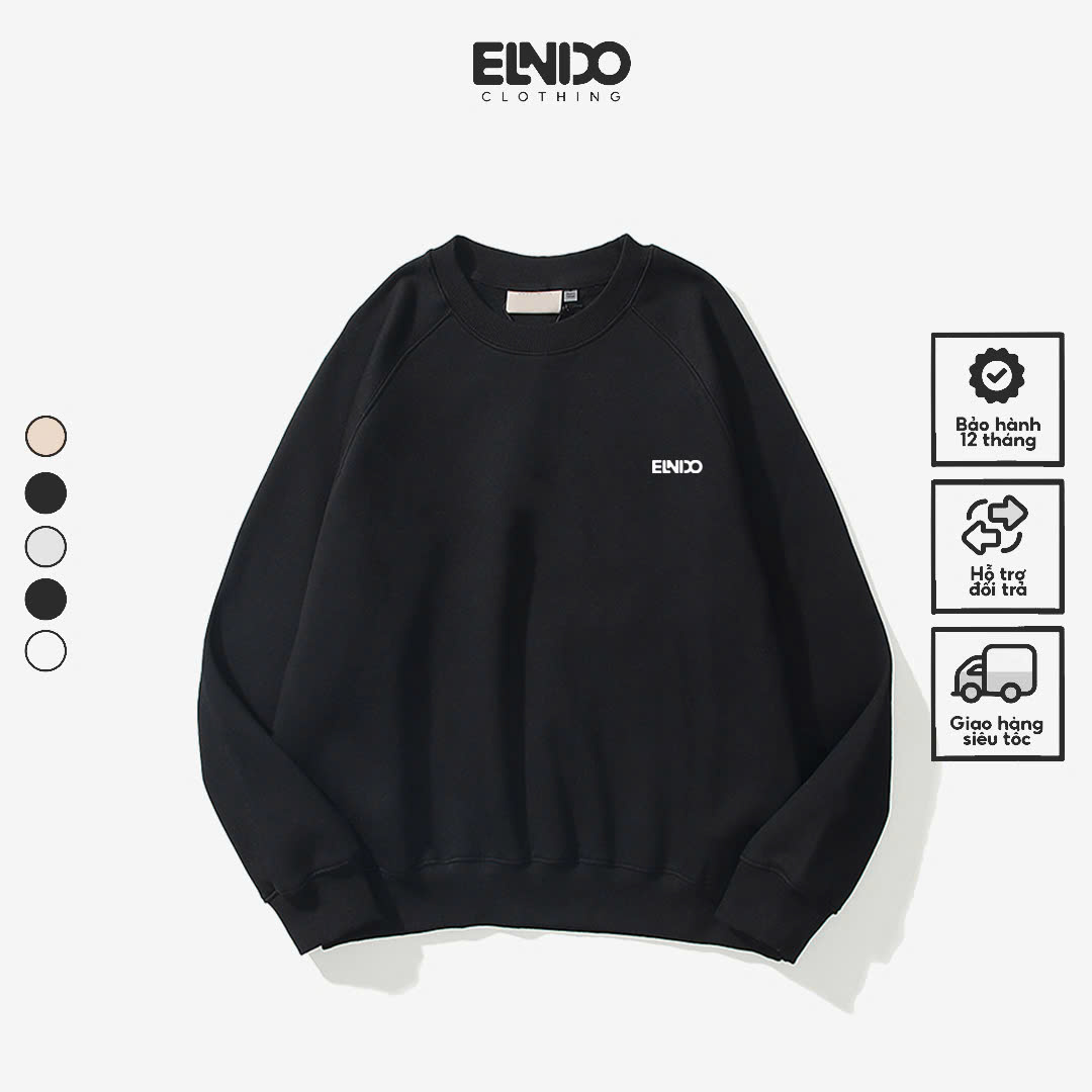 Áo Sweater Premium unisex dài tay chất nỉ cao cấp