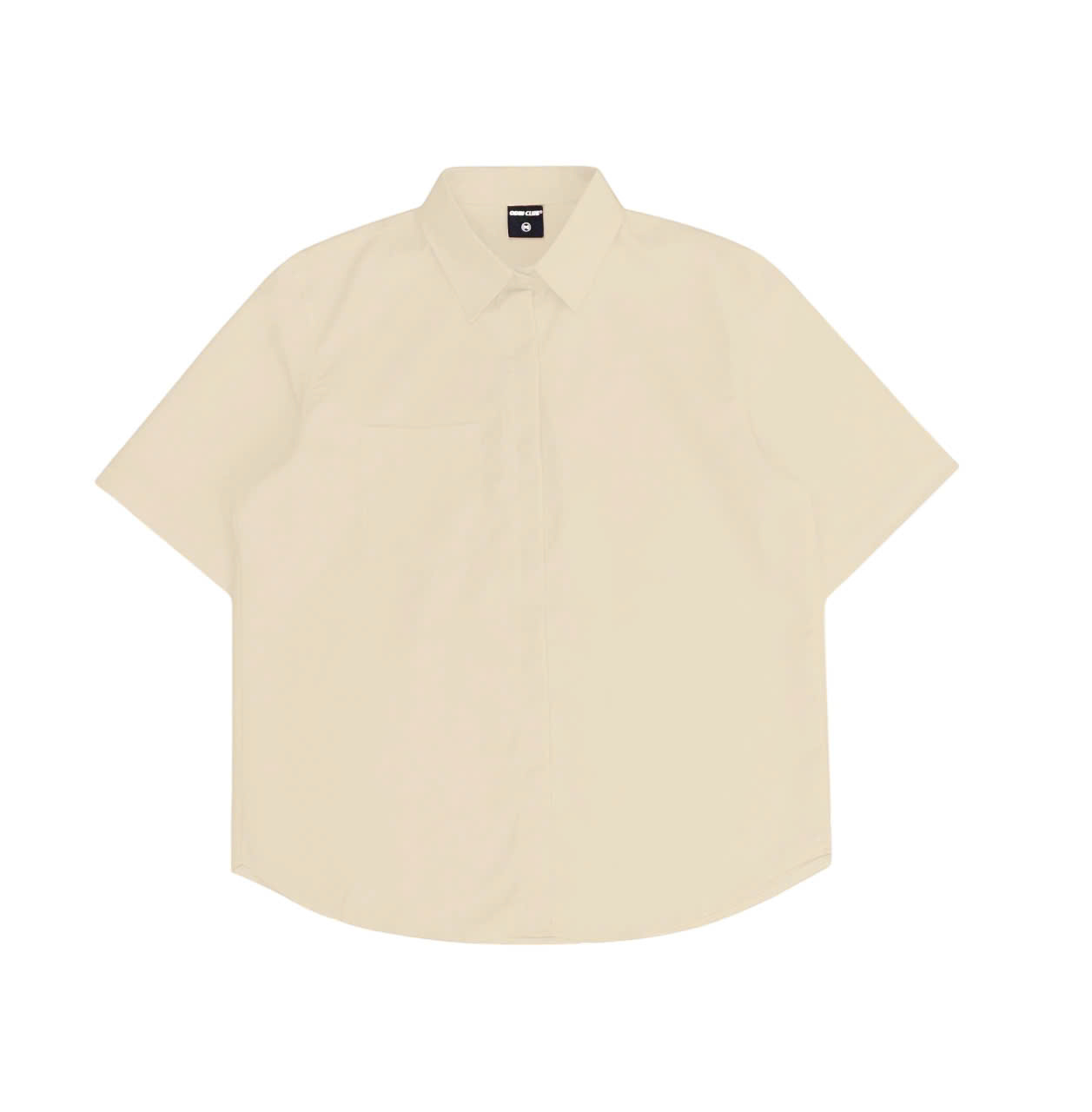 Áo sơ mi tay ngắn unisex chất vải lụa dãn cao cấp