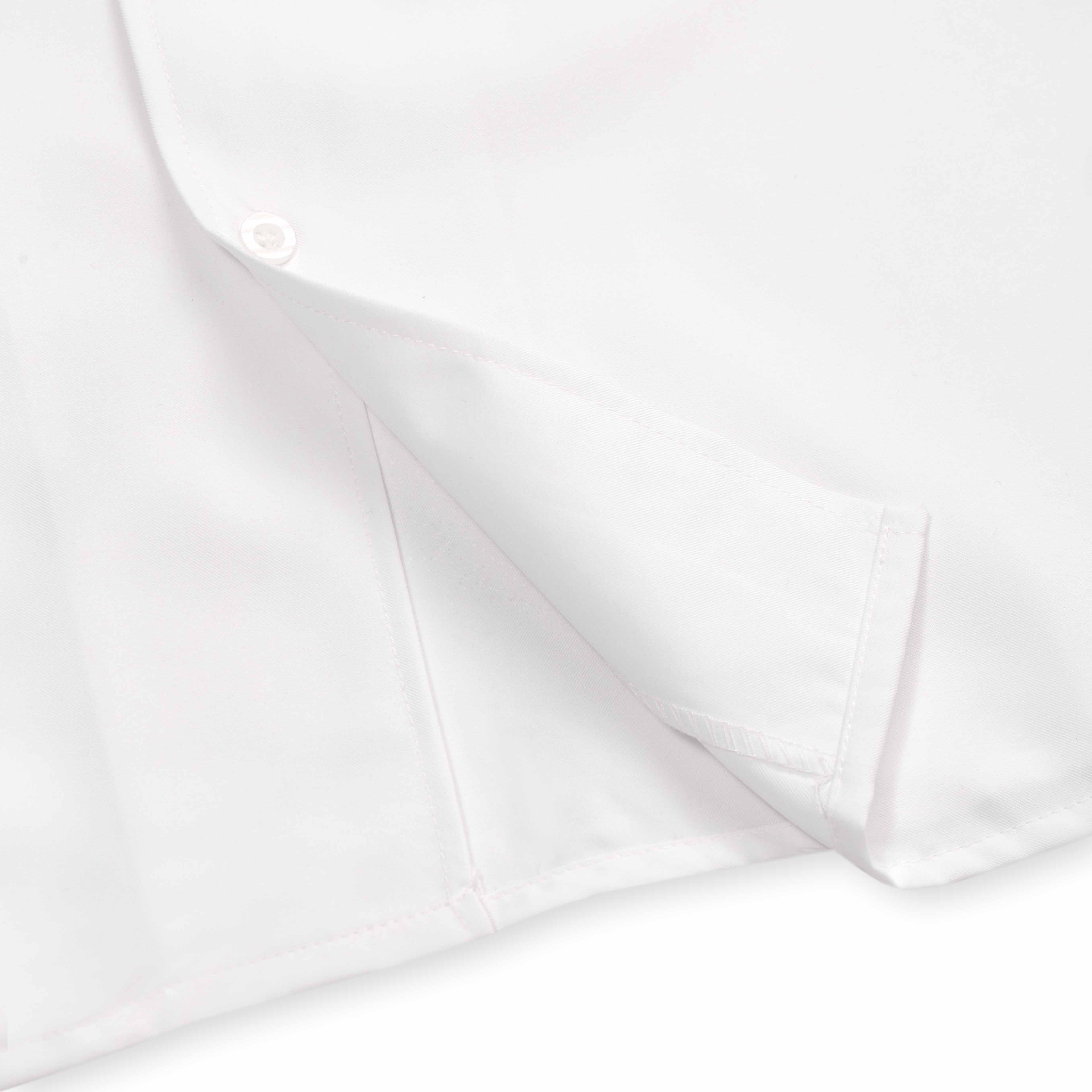 Áo sơ mi tay ngắn unisex form rộng cổ vest