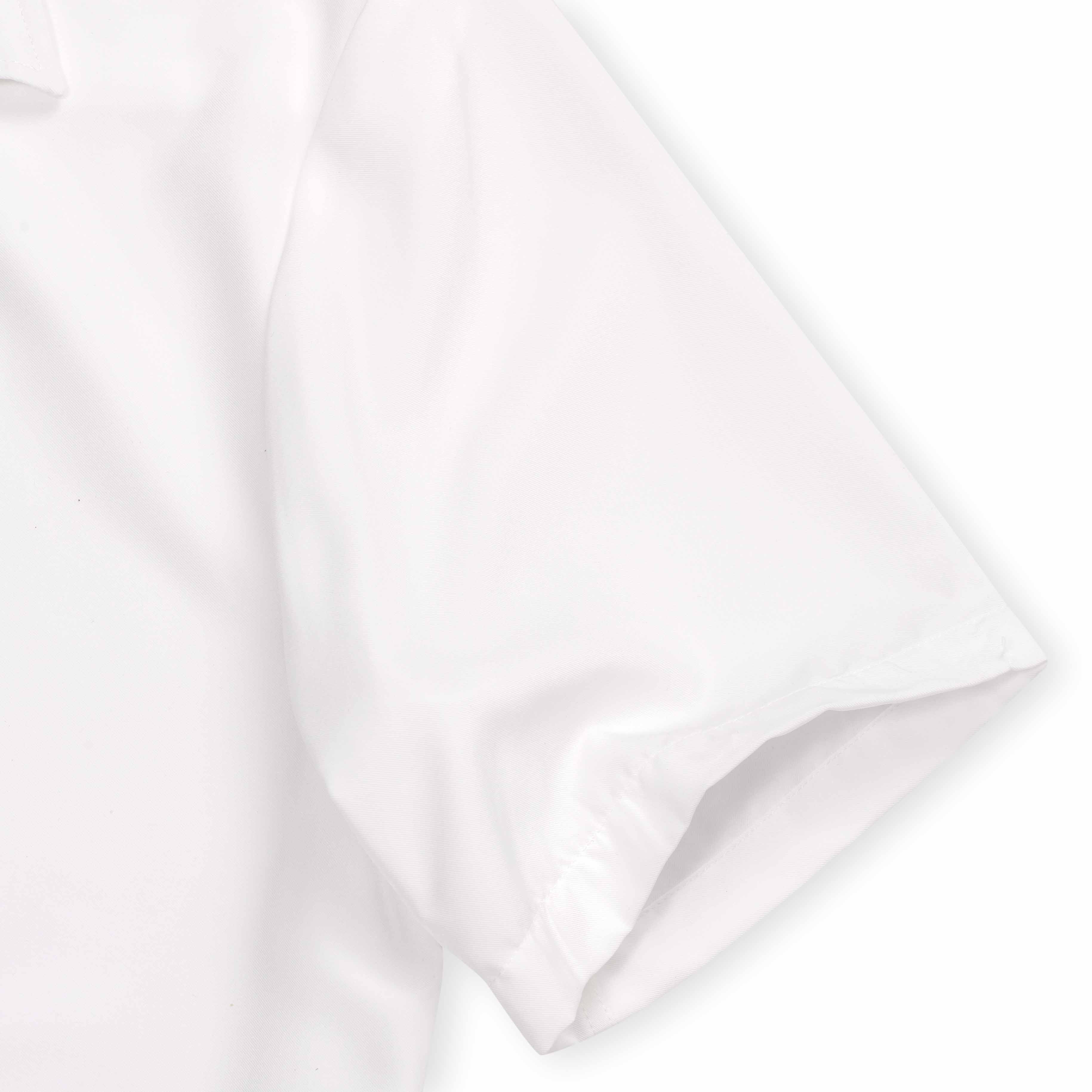 Áo sơ mi tay ngắn unisex form rộng cổ vest