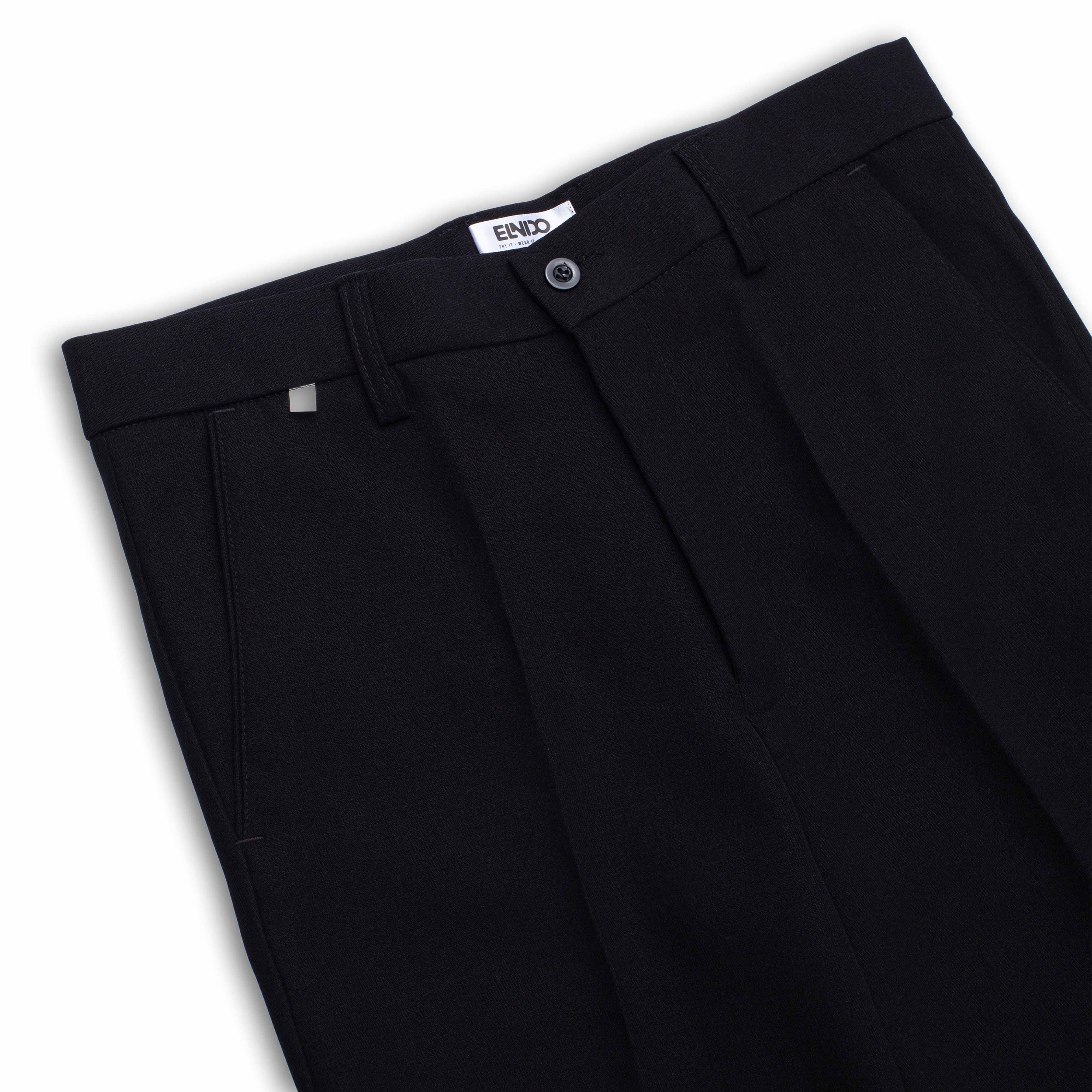 Quần âu nam vải lụa hàn co giãn kiểu dáng baggy