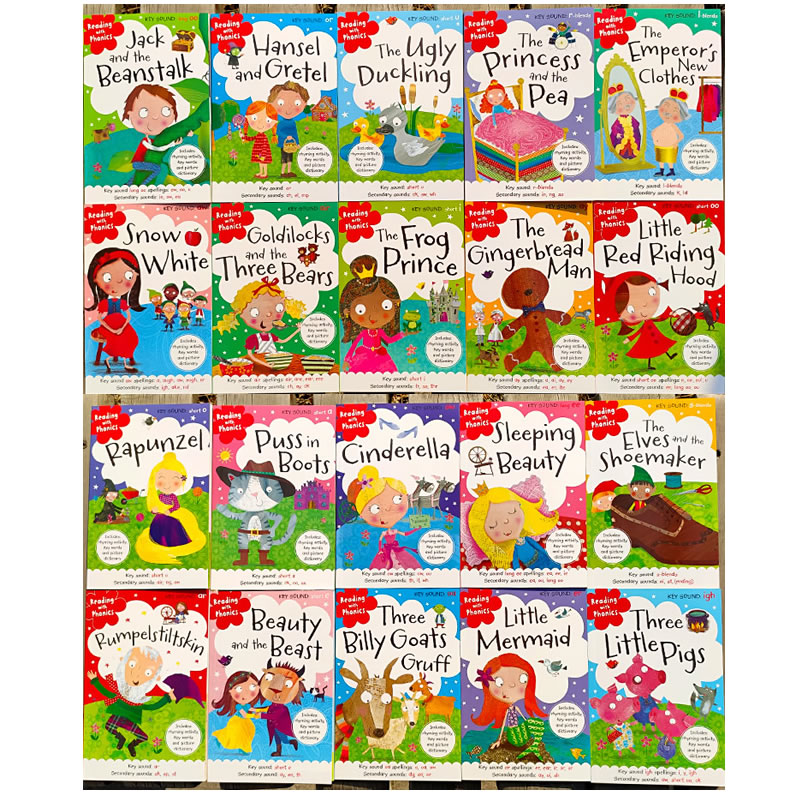 Reading with phonics (Sách nhập) - 20 quyển + File Mp3