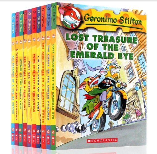 Geronimo Stilton (Sách nhập) - Tập 1 đến 10 + File Mp3