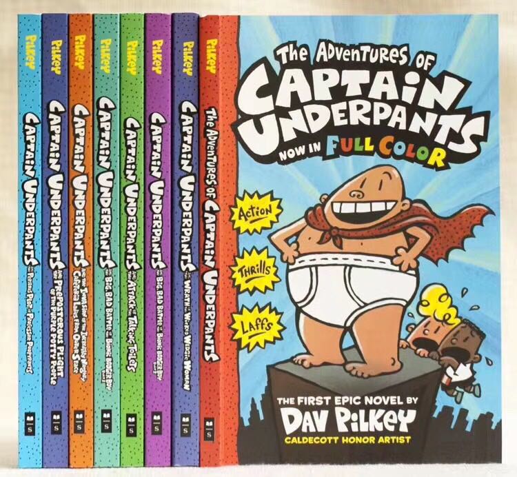 Captain underpants (Sách nhập) - 12 quyển màu