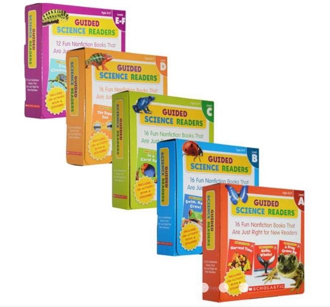 Guided Science Readers ABCDEF (Sách nhập) - 5 boxset + File Mp3