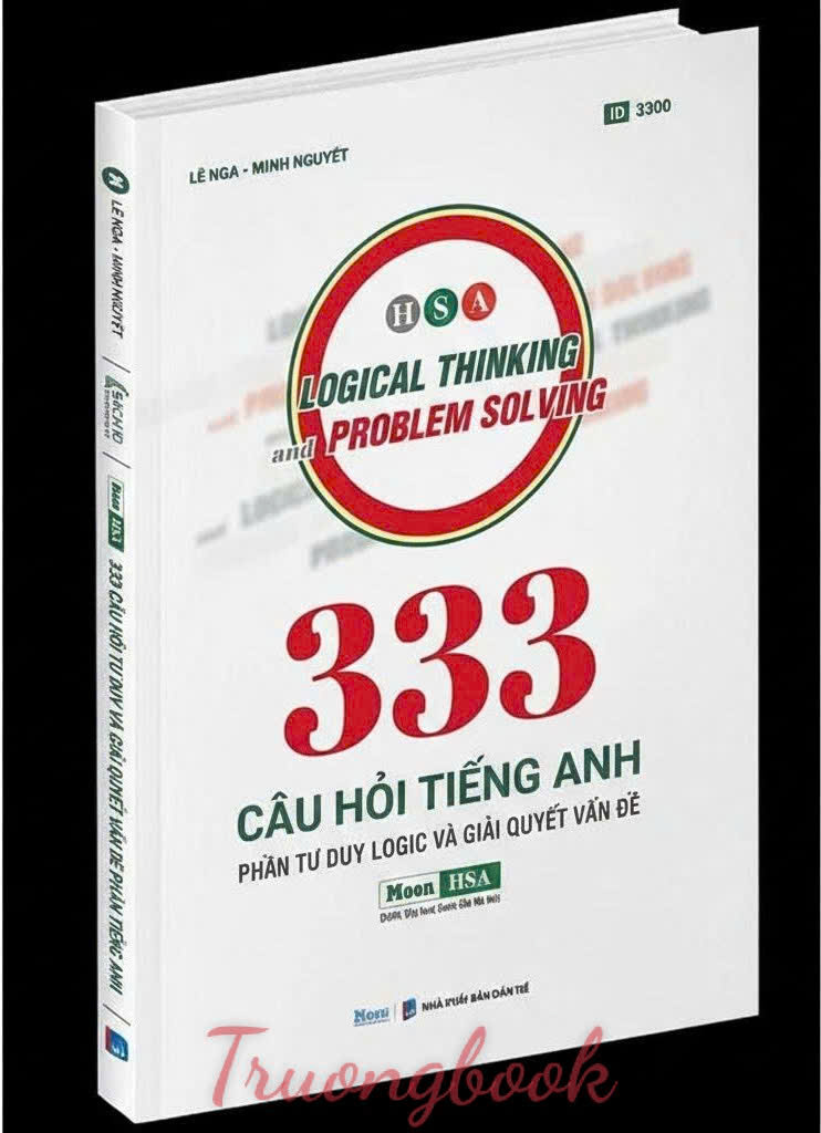 HSA - 333 Câu Hỏi Tư Duy Và Giải Quyết Vấn Đề Phần Tiếng Anh