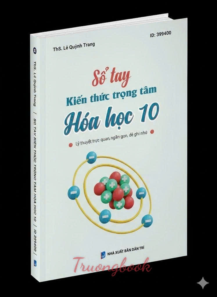 Sổ Tay Kiến Thức Trọng Tâm Hoá 10