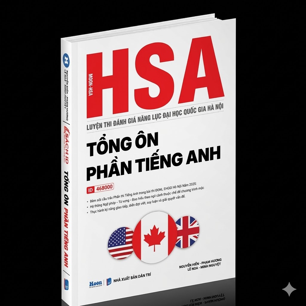 HSA - ĐGNL ĐHQG Hà Nội - Tổng Ôn Phần Tiếng Anh