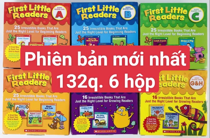 First little readers ABCDEFGH (Sách nhập) - 132 quyển + File Mp3
