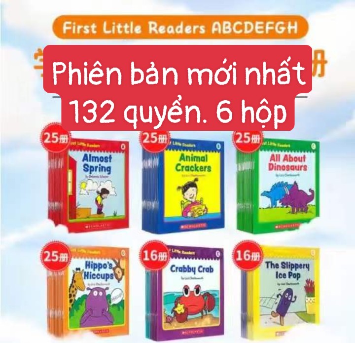 First little readers ABCDEFGH (Sách nhập) - 132 quyển + File Mp3
