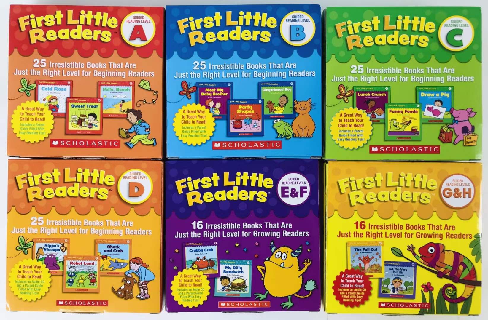 First little readers ABCDEFGH (Sách nhập) - 132 quyển + File Mp3