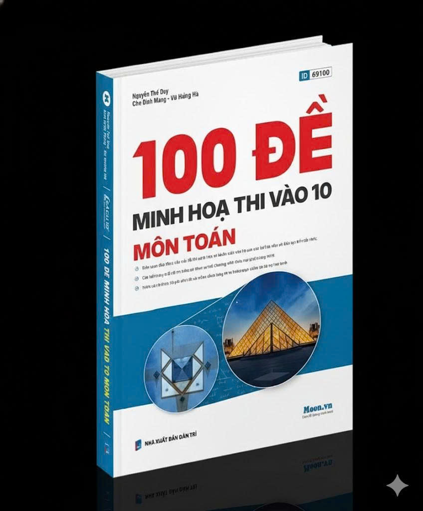 100 đề minh họa thi vào 10 môn Toán