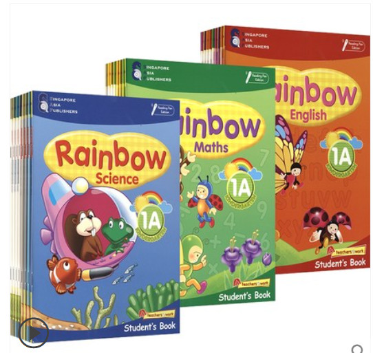 Rainbow math, science, english (Sách nhập) - 24 books