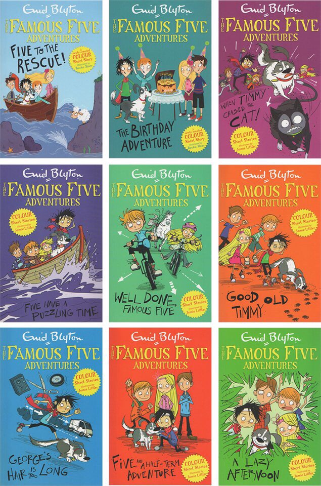 The Famous Five Adventures (Sách nhập) - 9 quyển