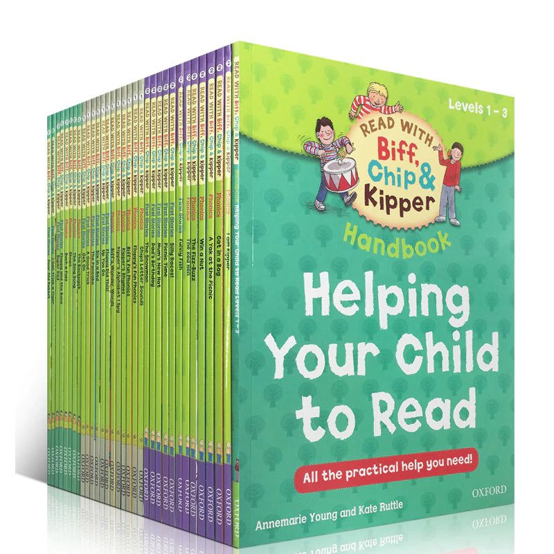 Oxford reading tree - Biff, Chip & Kipper Level 1->3 (Sách nhập) - 33 quyển + File Mp3