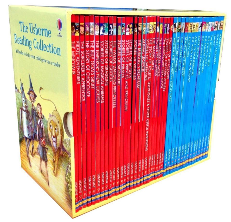 The Usborne Reading Collection -  Usborne vàng (Sách nhập) - 40 quyển + File Mp3