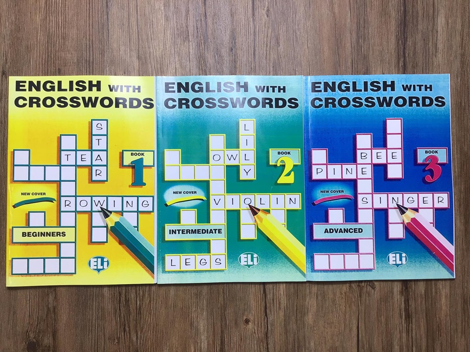 English with crosswords - Sách ô chữ - 3 quyển