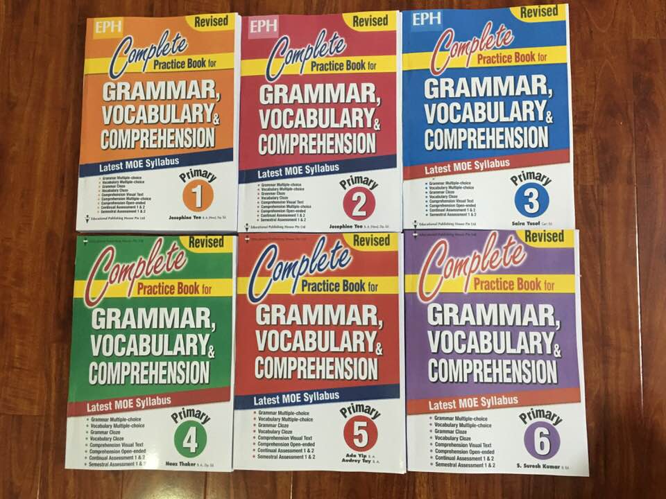 Complete Practice Book for Grammar, Vocabulary & Comprehension Primary - Bộ 6 quyển