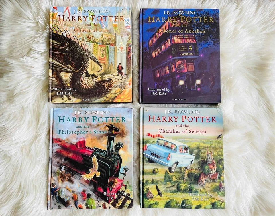 HARRY POTTER (Sách nhập) - Bộ 5 quyển Bìa cứng siêu đẹp