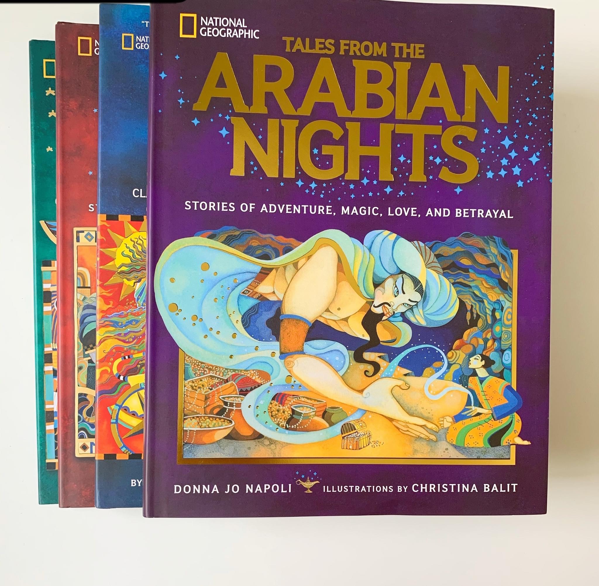 National Geographic Greek Mythology (Sách nhập) - 4 quyển bìa cứng (Bộ sưu tập thần thoại cổ Hy Lạp, Ai Cập, Bắc Âu)