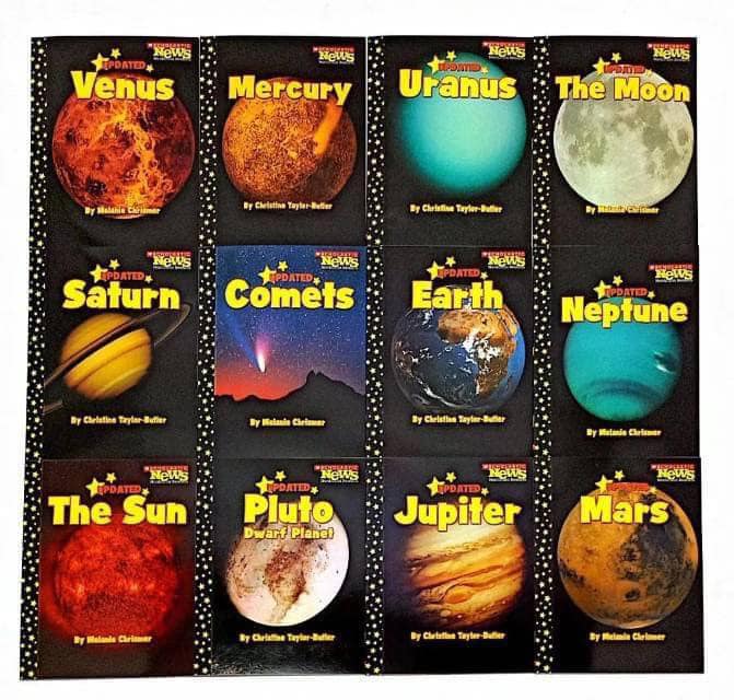 Space science (Sách nhập) - 12 quyển - Sách về các hành tinh và vũ trụ