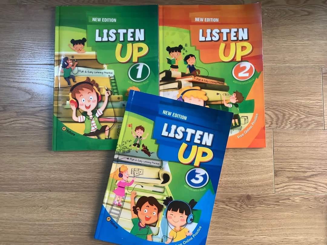 Listen up 123 - 3 quyển + File nghe