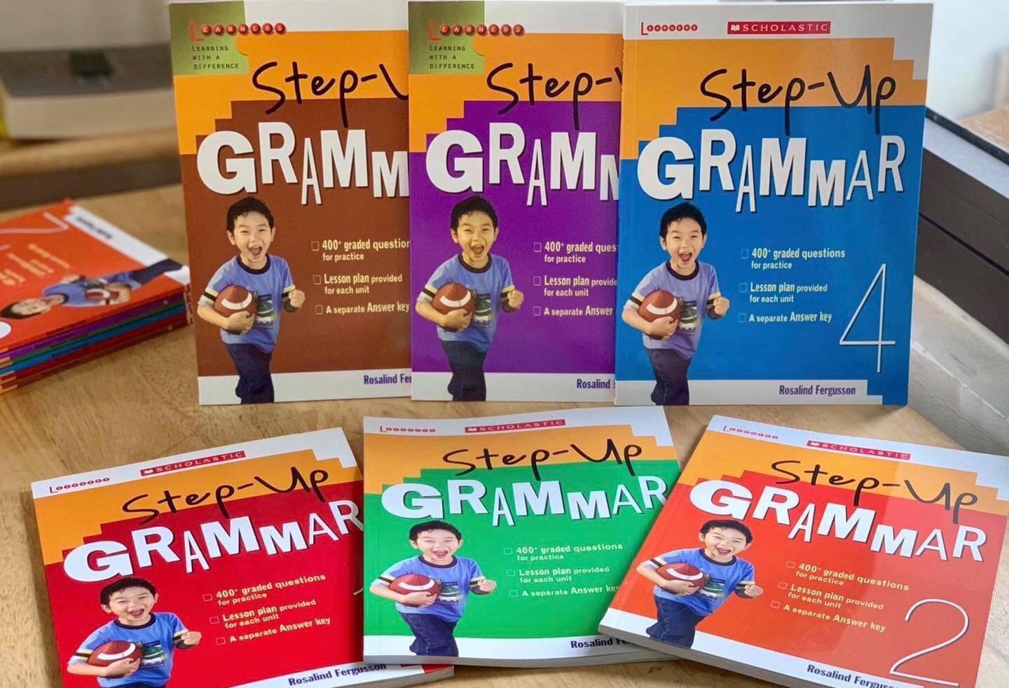 Step up grammar - Bộ 6 quyển - BỘ SÁCH TỰ HỌC NGỮ PHÁP HAY NHẤT CHO HS TIỂU HỌC