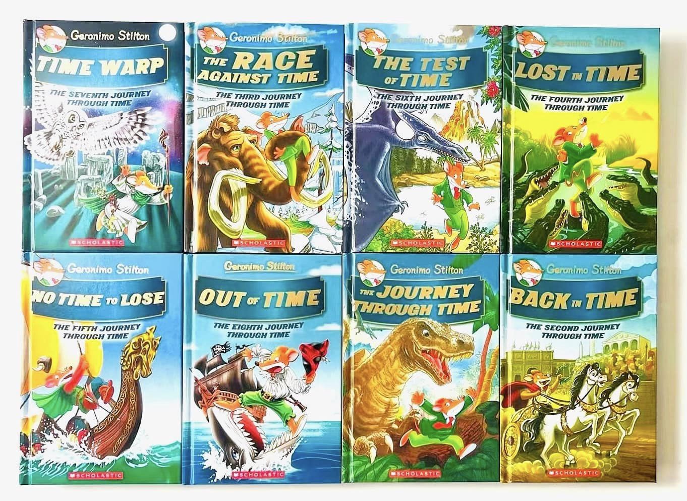 Geronimo Stilton- Sách nhập 8 cuốn bìa cứng