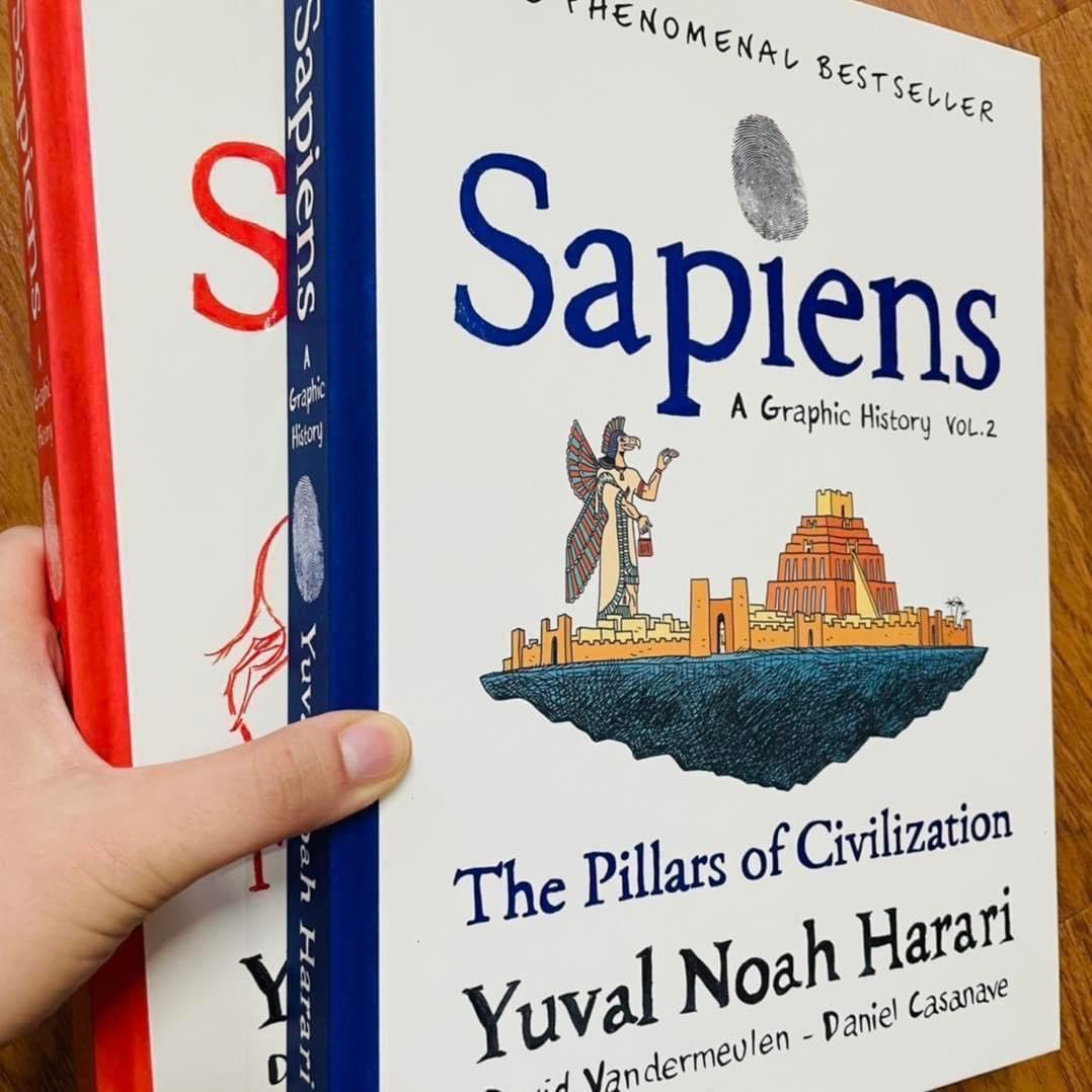 Sapiens - Lược sử loài người tập 1 + 2 (Sách nhập) - 2 quyển