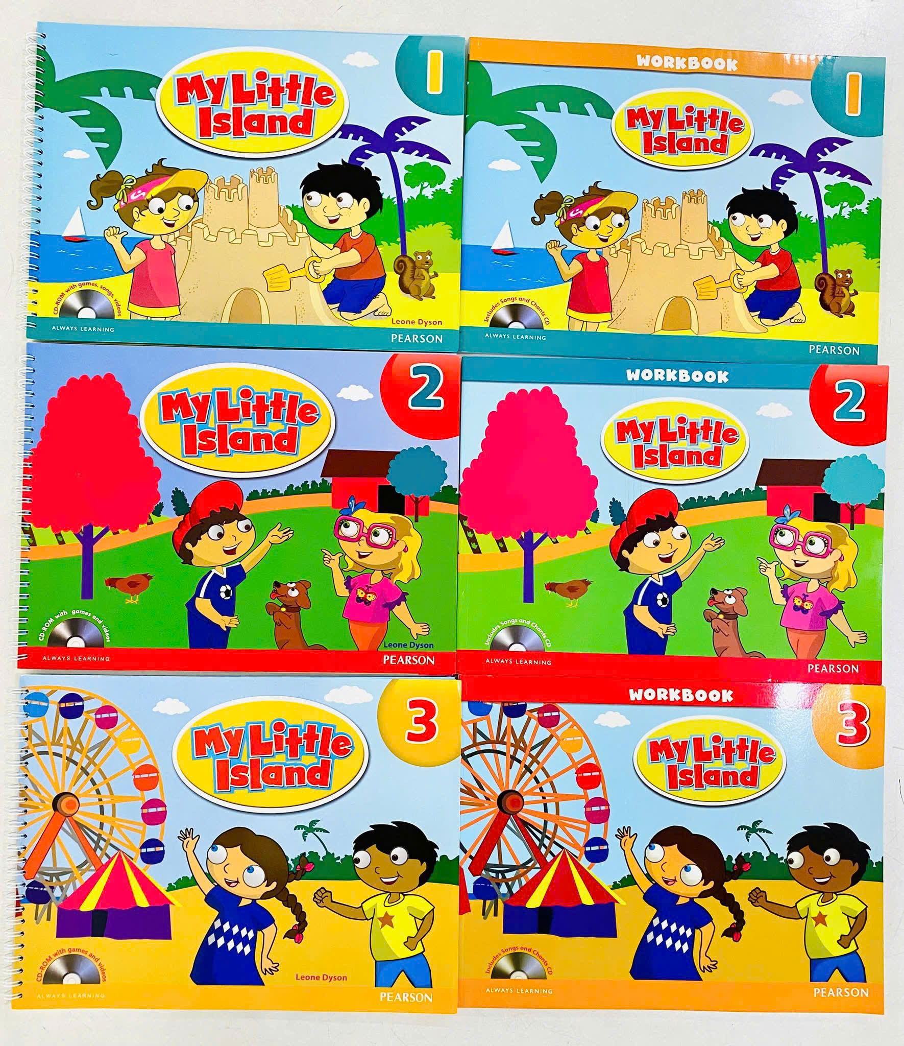 My Little Island - Là bộ sách Tiếng Anh được biên soạn theo những kiến thức phù hợp với trẻ trong độ tuổi mầm non.