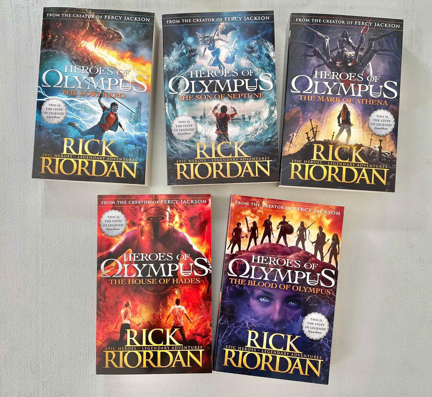 Heroes of Olympus - Bộ 5 quyển